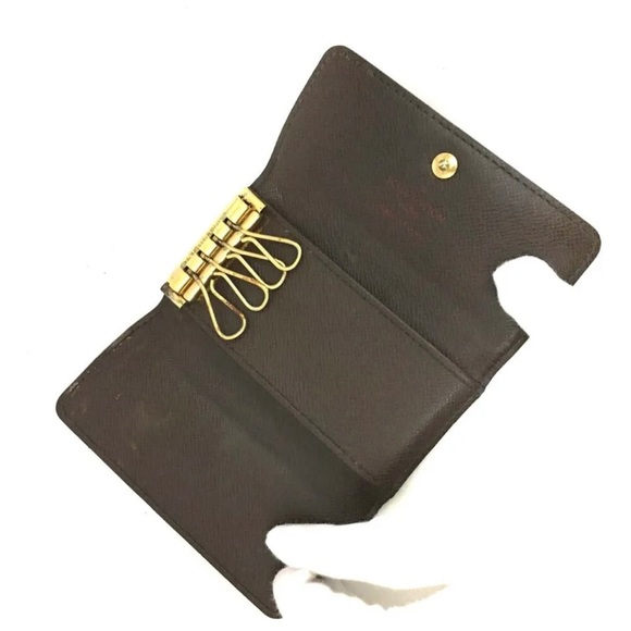 Authentic Louis Vuitton Damier Multicles 4 Ring Key Case - Picture 5 of 8